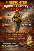 Work Capacity Test - Arduous, Moderate and Light Available